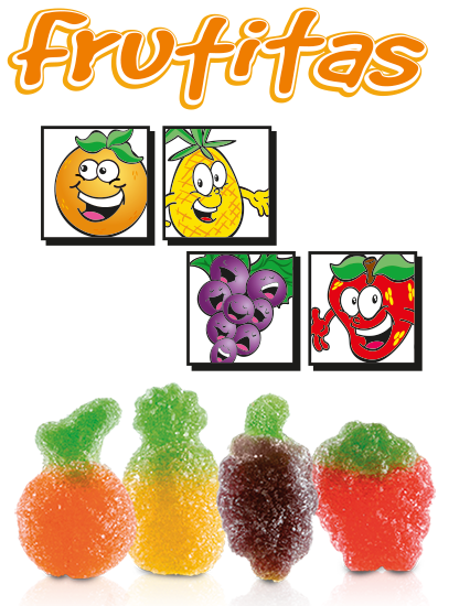 Gomitas Frutitas con 1kg.