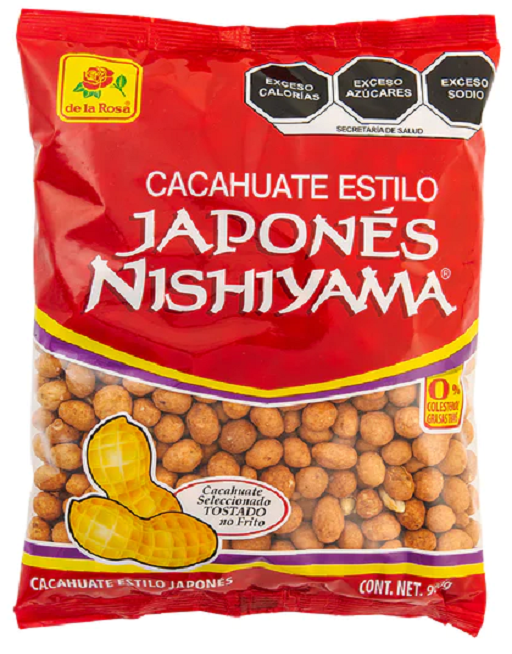 Cacahuate Japonés Nishiyama 900 grs