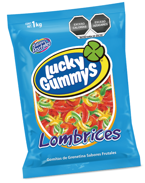 Gomitas Lombrices con 1kg.