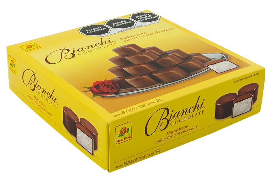 Malvavisco con Chocolate - 50 piezas de 7 grs. c/u