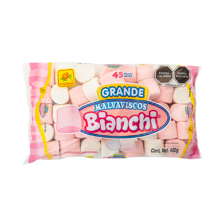 Bombón Bianchi Gigante Blanco y Rosa 400 grs