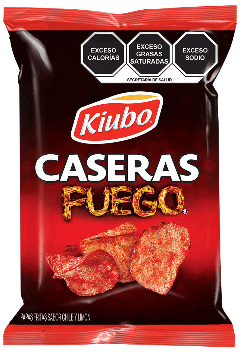 PAPAS CASERAS FUEGO PERSONAL CAJA con 100 piezas