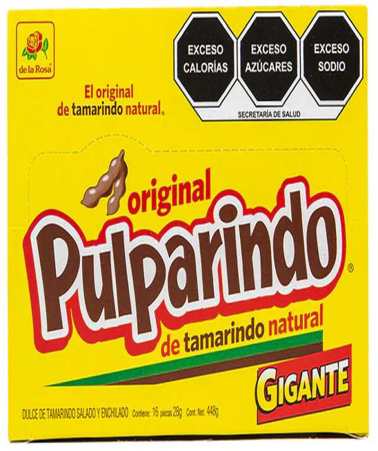 Pulparindo Original Gigante 16 piezas de 28 grs