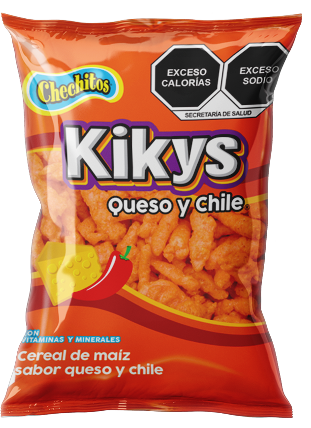 KIKYS QUESO Y CHILE bolsa con 25 piezas