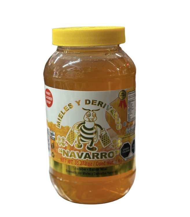 Jarabe Sabor Miel en frasco de 1 litro