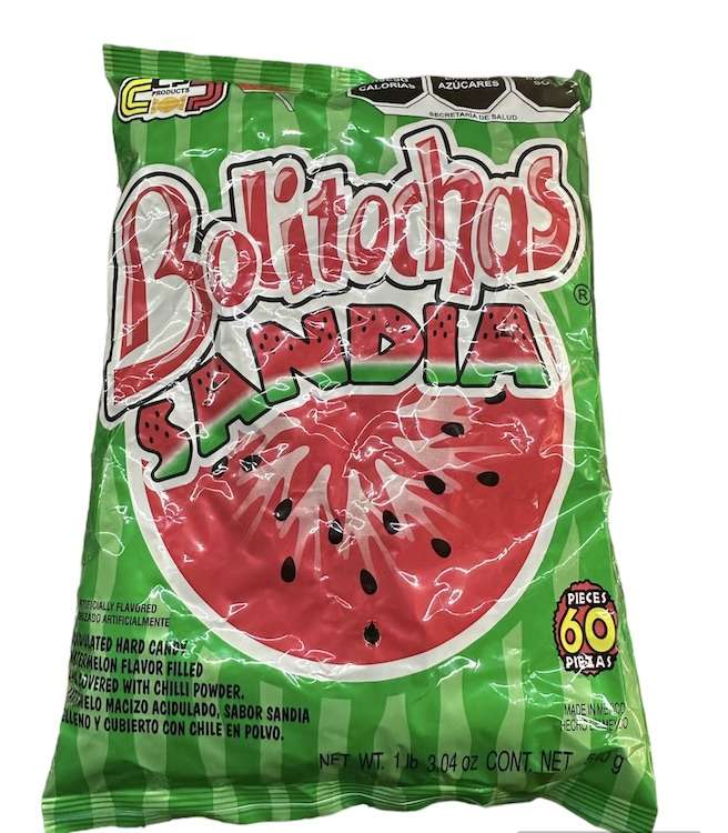 Bolitochas sabor Sandía-Bolsa con 60 piezas