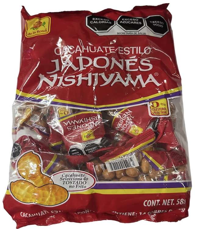 Cacahuate Japonés Nishiyama 14 sobres