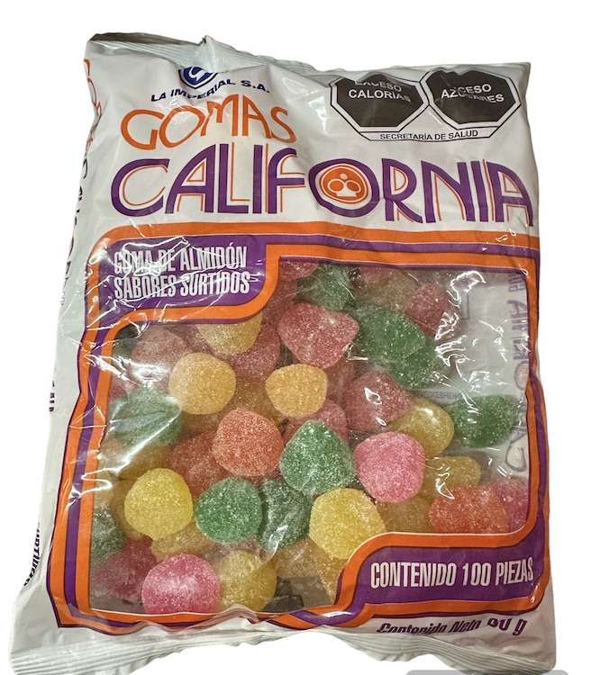Gomitas California-100 Piezas de Puro Sabor