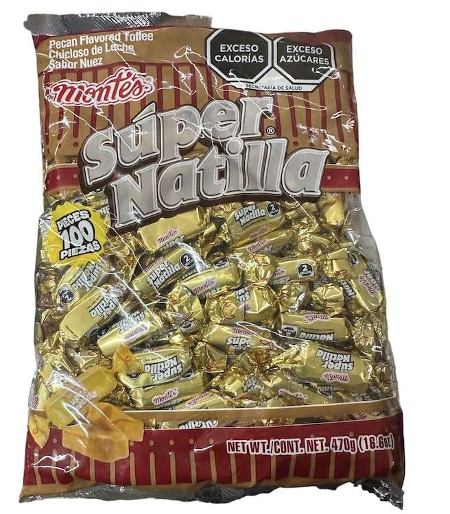 Chicloso Montes Super Natilla Con 100 Caramelos - Montes - 1 pieza